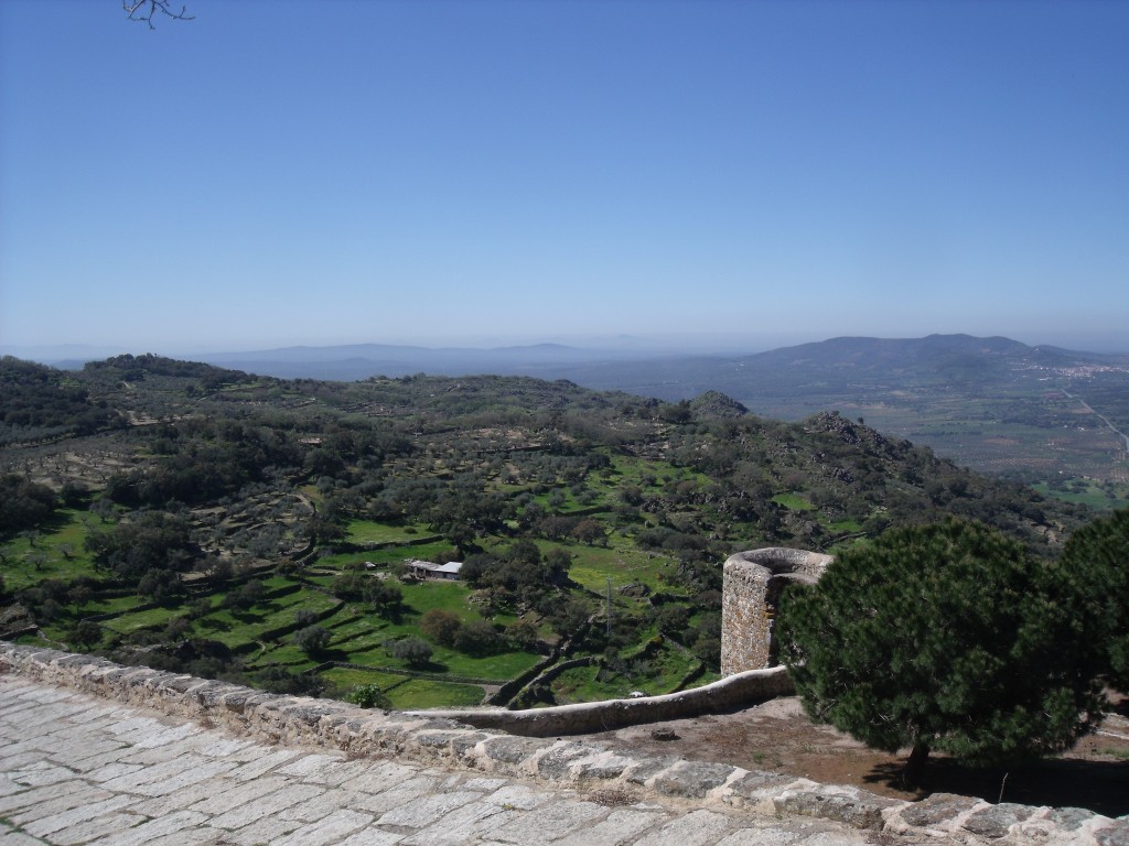 Ausblick Extremadura Urlaub