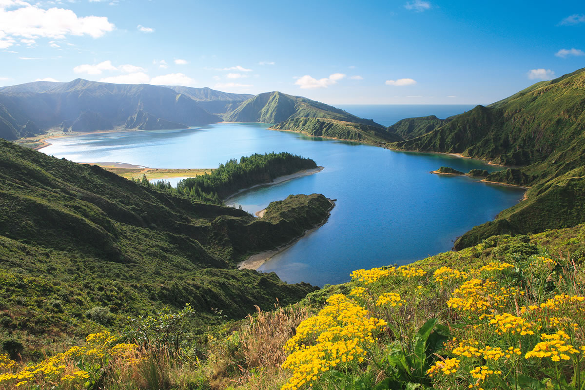 Azoren Lagoa Fogo See