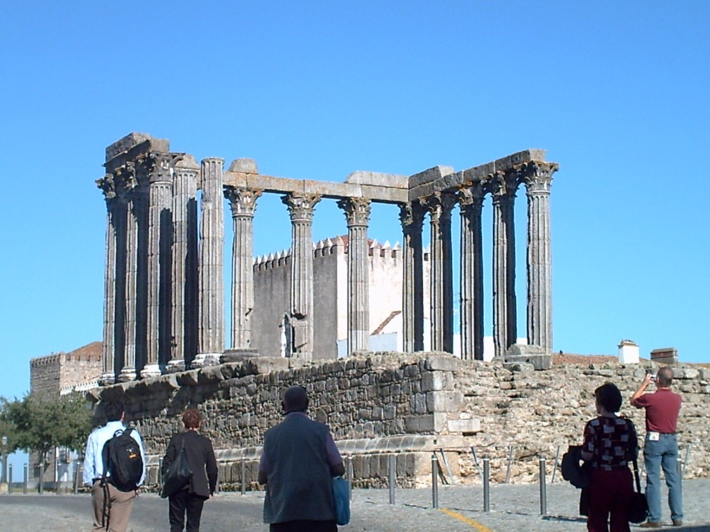Diana Tempel in Évora im Alentejo