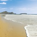 9 km langer Sandstrand von Porto Santo, Madeiras Nachbarinsel