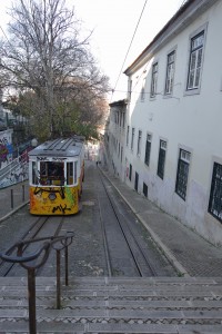 Ascensor da Glória in Lissabon