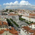 Blick vom Santa Justa Rossio