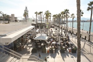 Shopping-Center Muelle Uno am Hafen von Málaga