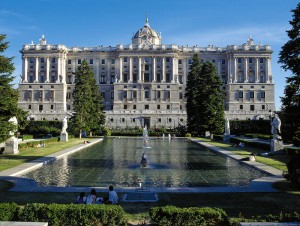 Königlicher Palast - Palacio Real - in Madrid