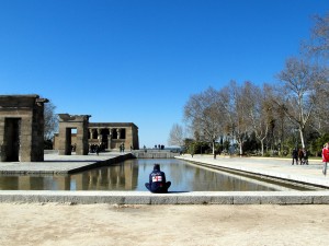 Templo de Devod im Parque del Oeste in Madrid