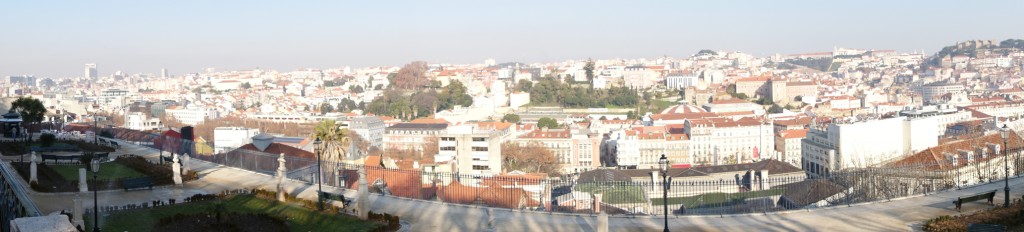 Panoramablick Miradouro S.Pedro d.Alc.