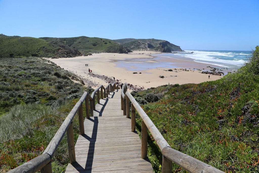 Treppe zum Strand Costa Vicentina