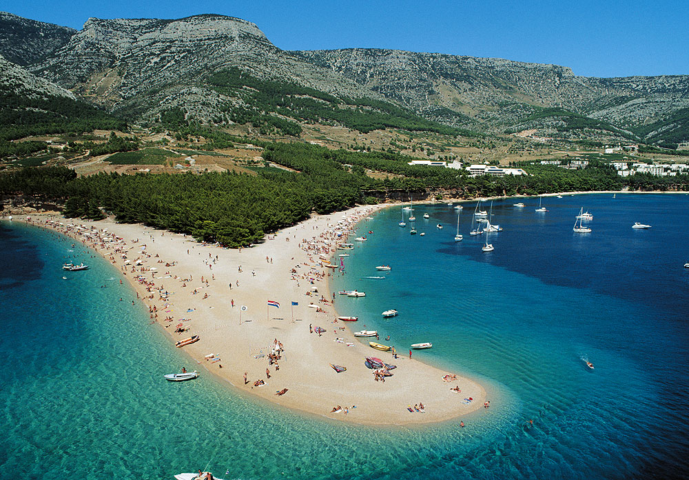 Berühmtester Strand Kroatiens: Das Goldene Horn auf Brač