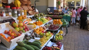Obst auf dem Markt in Funchal