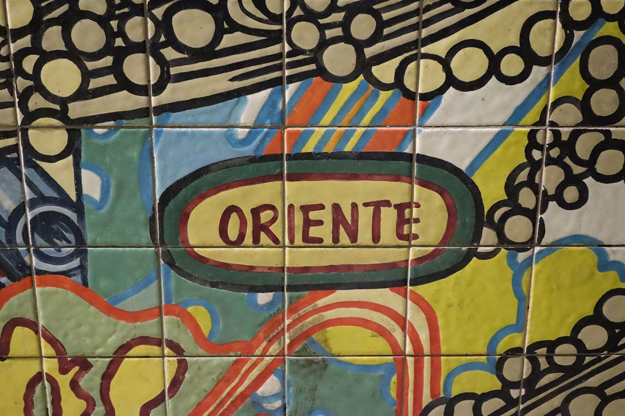 isländ.Erró, Oriente auf Azulejo