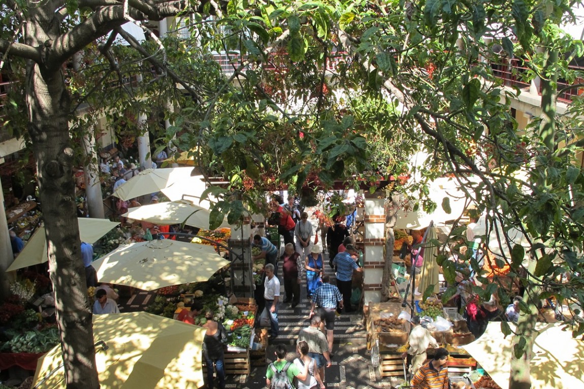 Markthalle Funchal Reiseziel Ausflug Europa