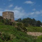 Blick auf Wehrturm Torre des Matzoc