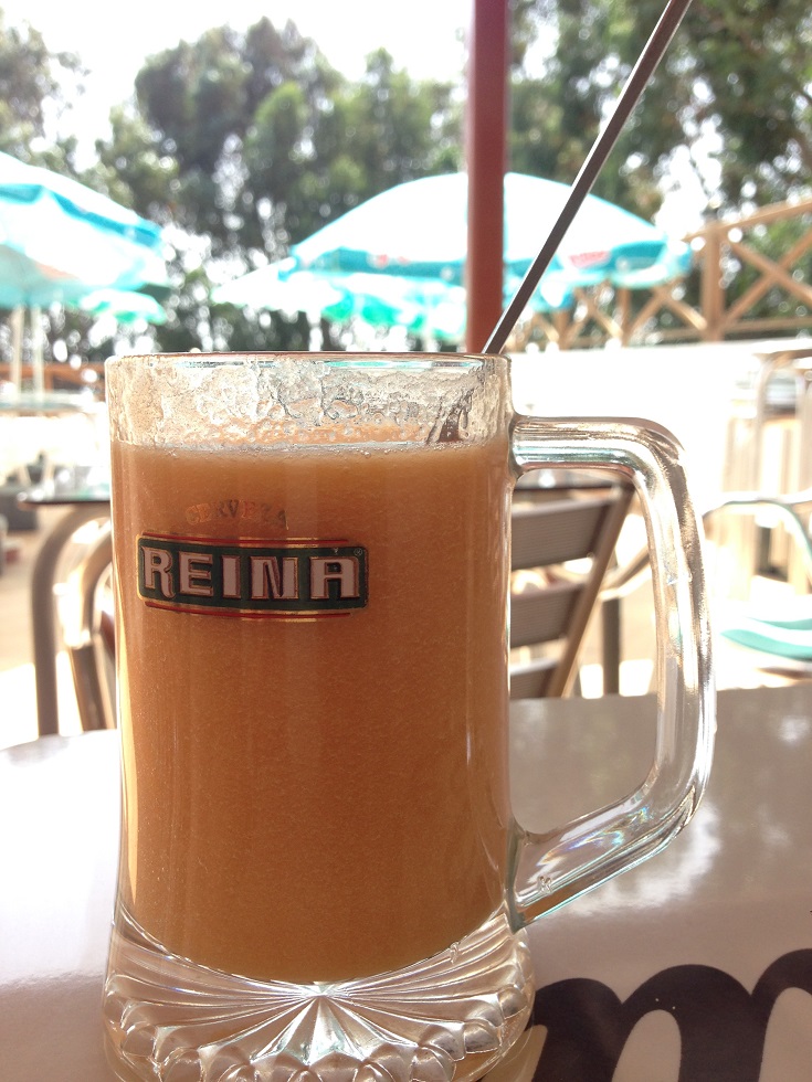 Smoothie im Bierglas