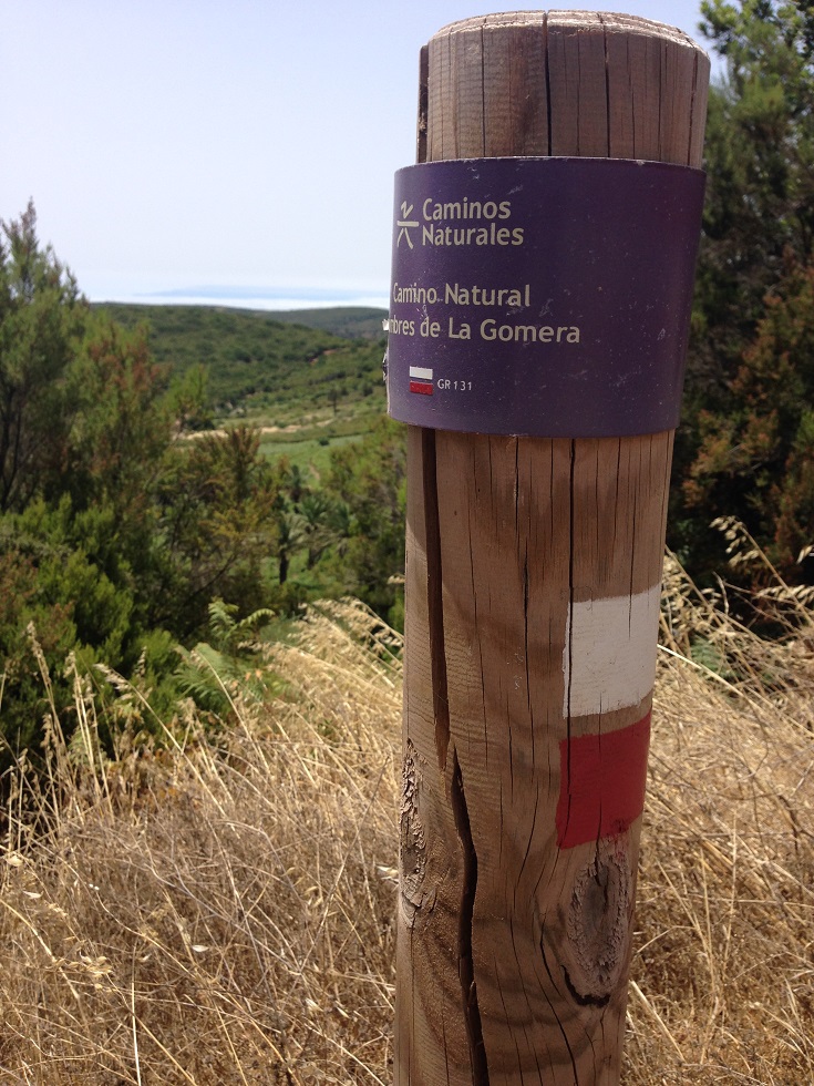 Wegweiser Camino Natural La Gomera, Wandern