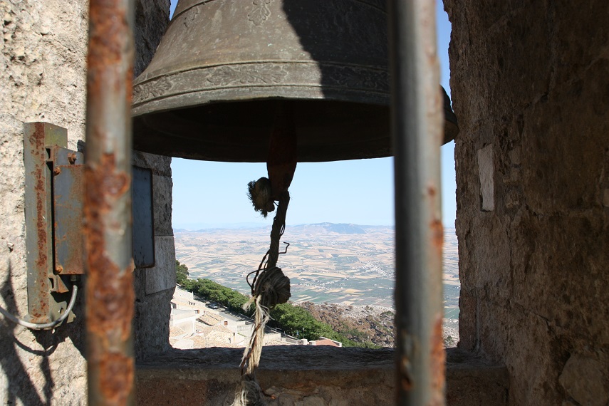 Glocke, Campanile Erice, Sizilien