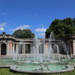 Brunnen in den histoirschen Gärten vom Park Doña Casilda