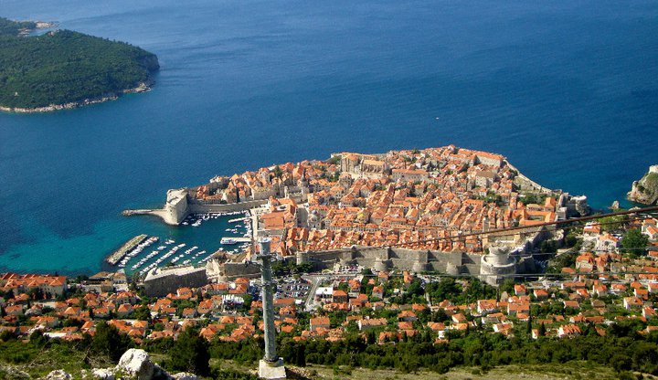 Panoramabild von Dubrovnik