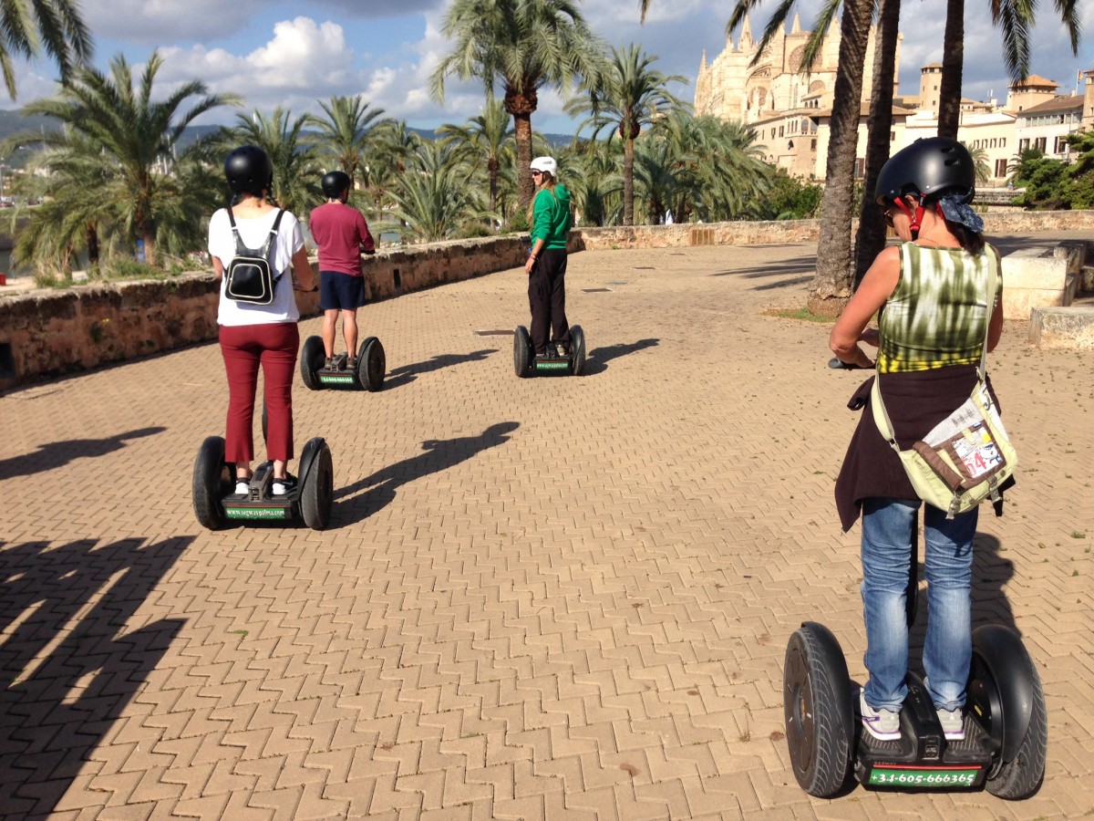 Segway-Fahrer Mallorca