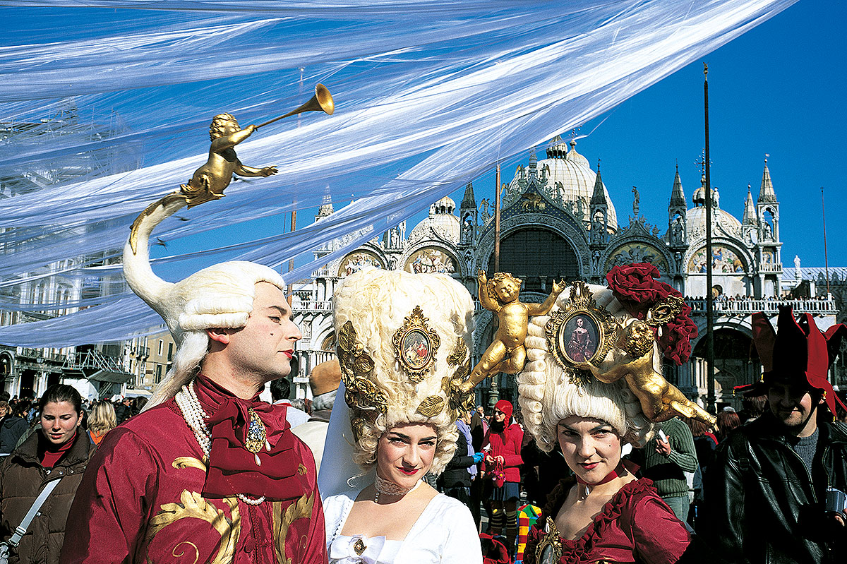 Karneval in Venedig, Kostümierte