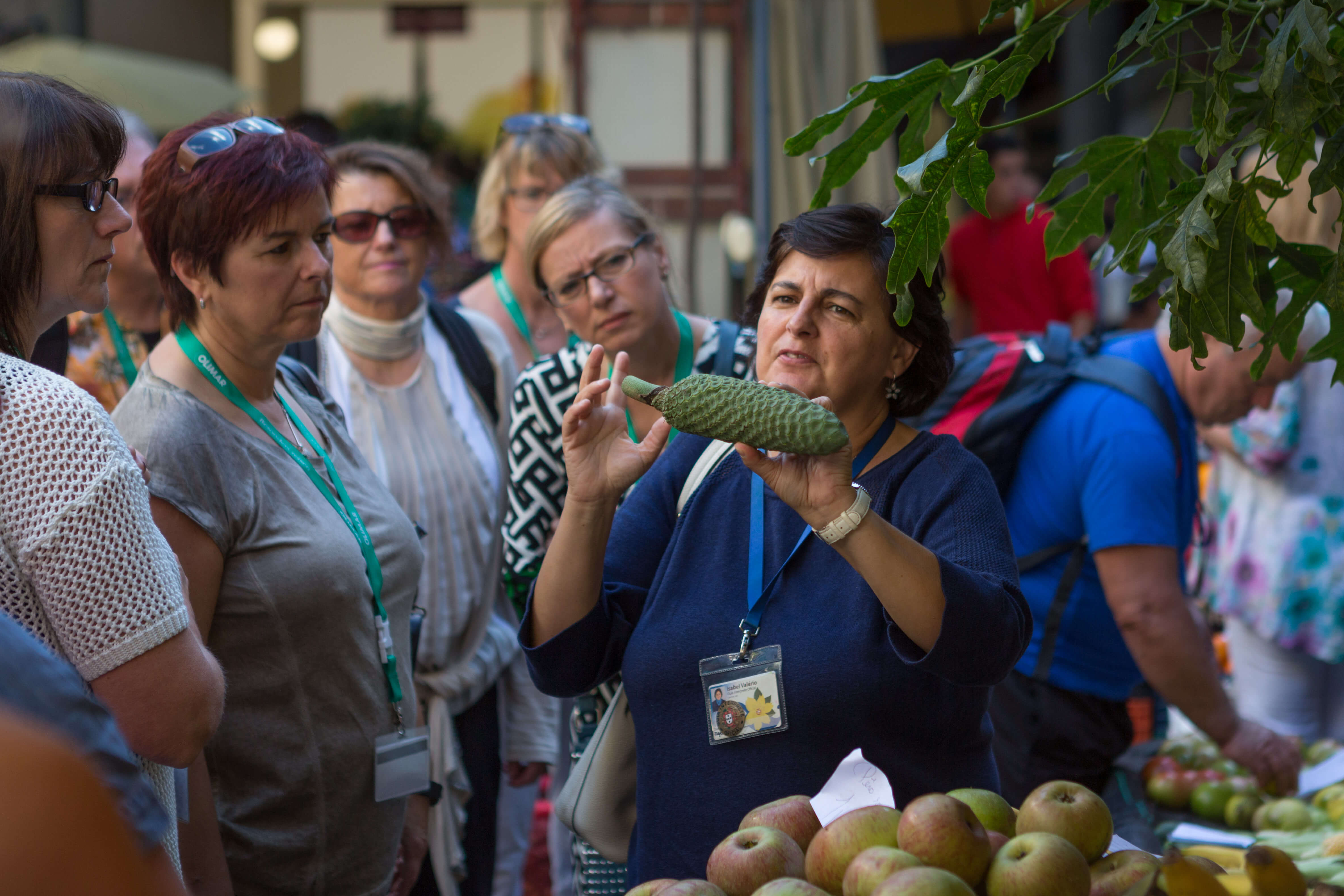 Markthalle von Funchal, Obst und Gemüse Händler