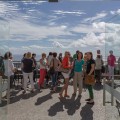 Empfang auf Terrasse über dem Meer Porto Santo