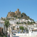 Weißes Dorf in Andalusien