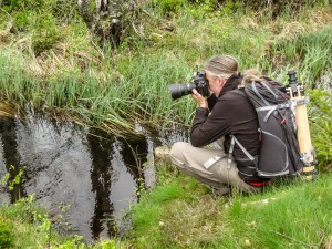 Fotograf am Bach