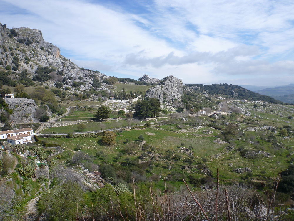 Die herrliche Landschaft bei Grazalema