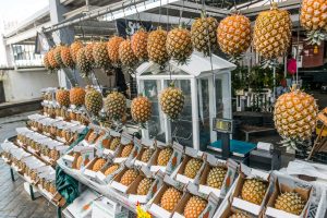 Ananas Laden Azoren Sao Miguel