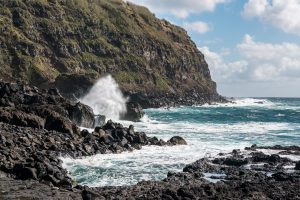 Brandung Atlantik Sao Miguel Azoren