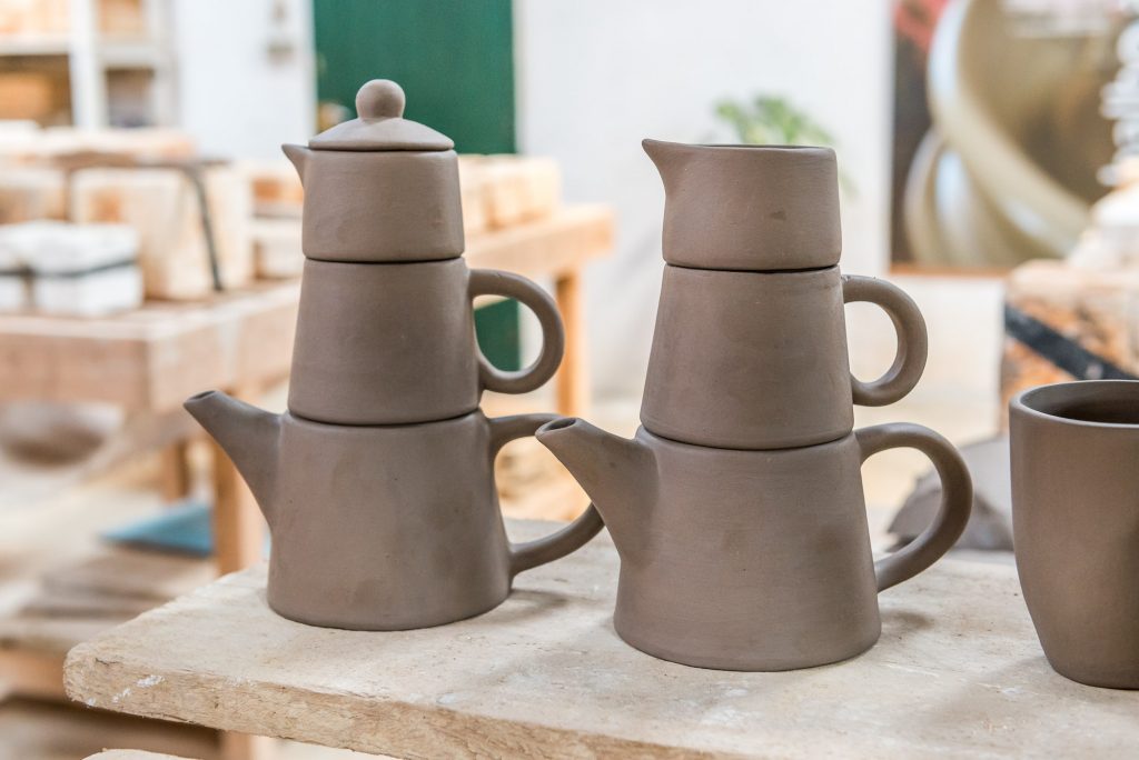 Keramik Teekannen Azoren Keramikfabrik