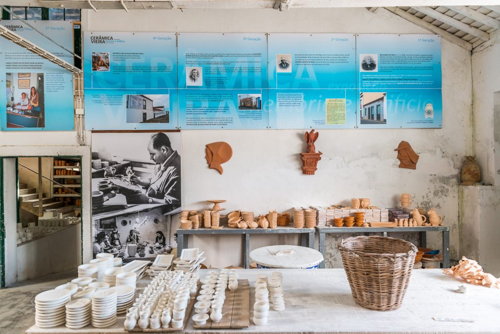 Blick in Keramikfabrik Lagoa Azoren