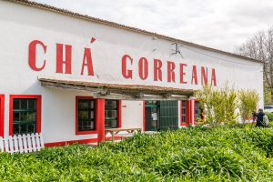 Cha Gorrena Teefabrik Azoren Gebäude