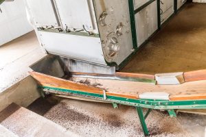 Förderband mit Tee Teefabrik Azoren Sao Miguel