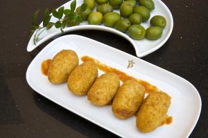 Kroketten Oliven Tapas Spanien