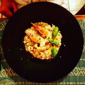 Gamba Risotto im Terra