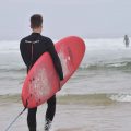 Surfer Surfen Lissabon Norden