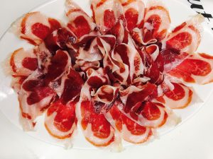 Jamón Ibérico auf Teller