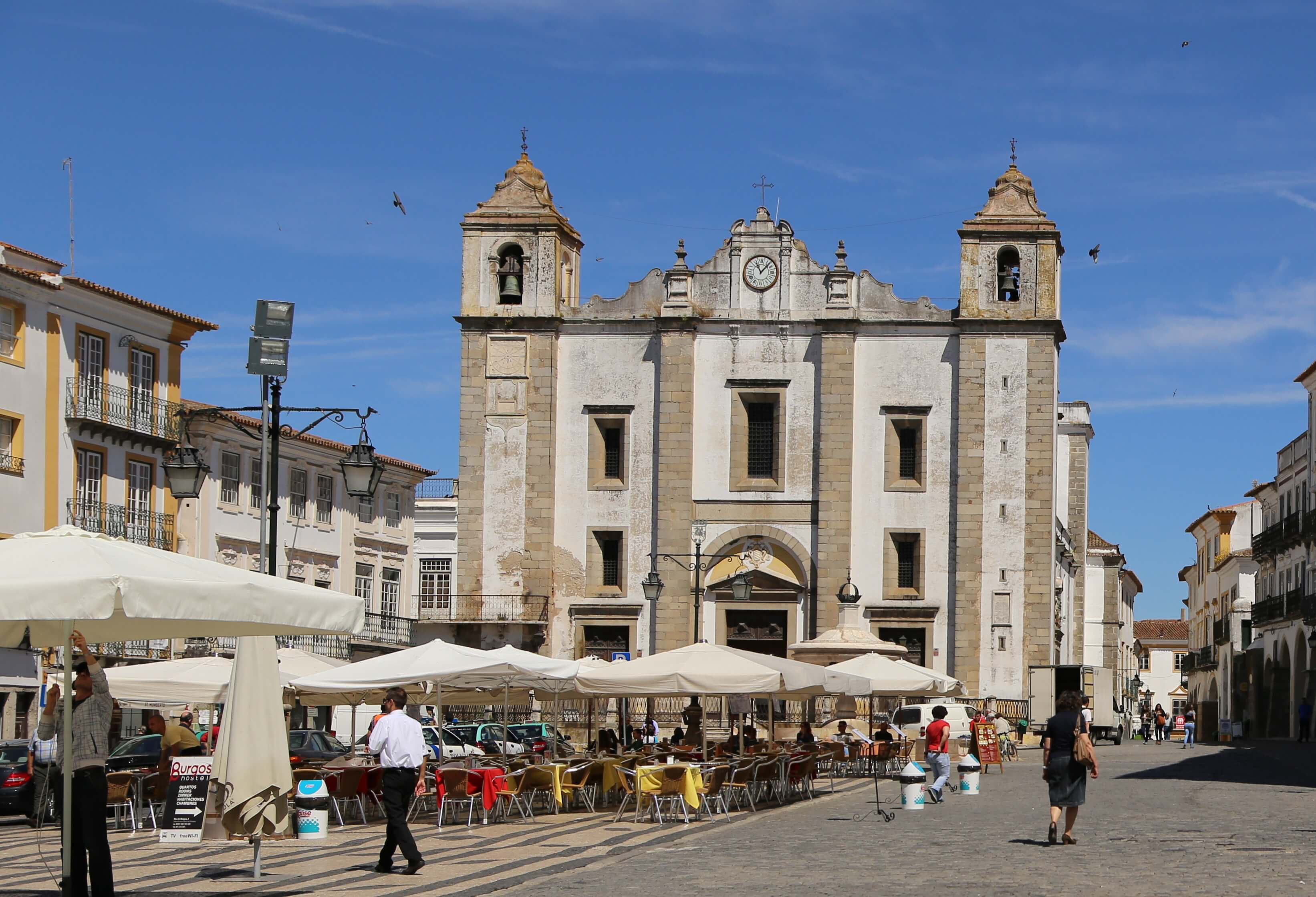 Marktplatz Café Évora Alentejo