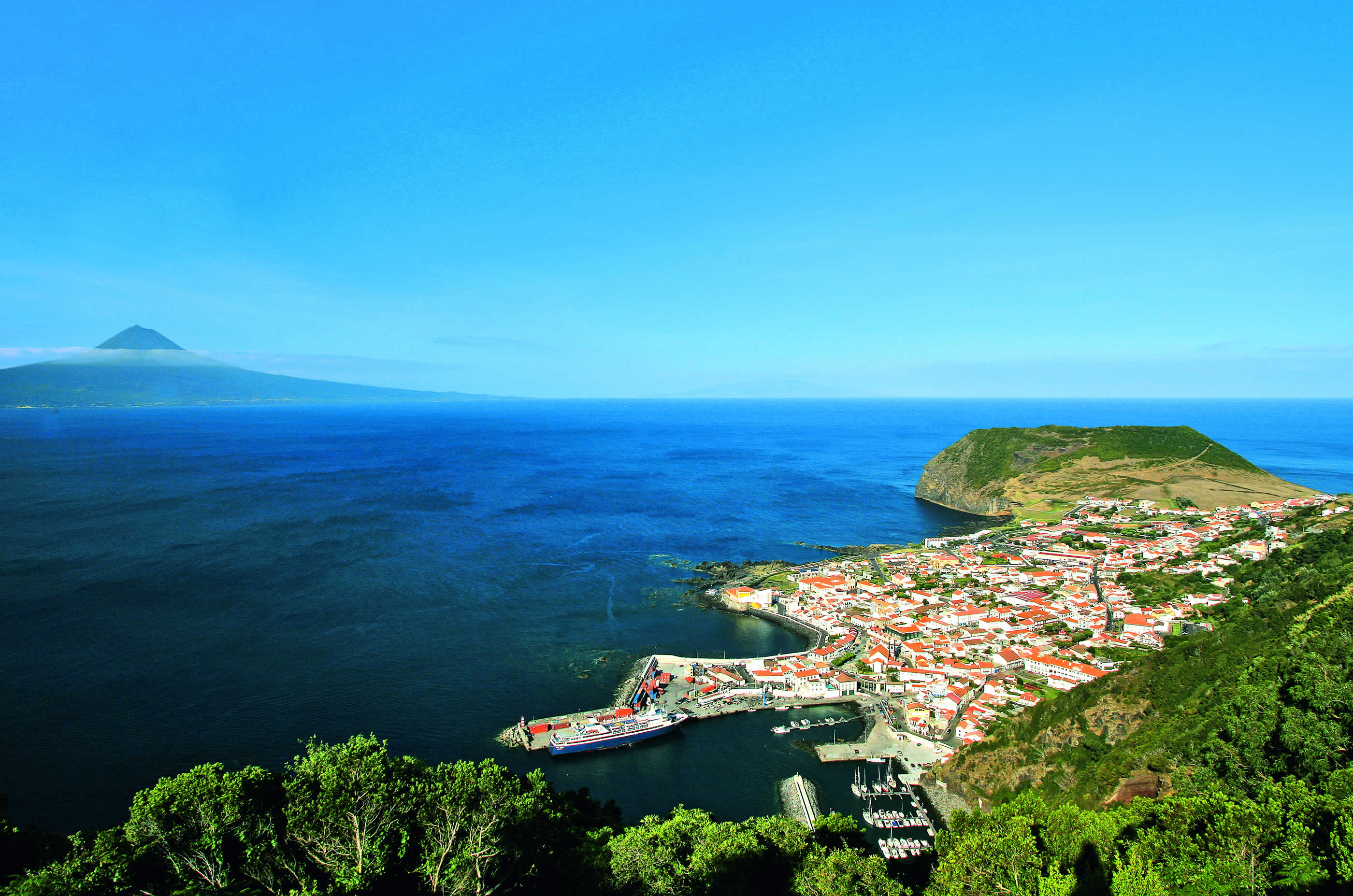 Azoren Sao Jorge Velas Panorama