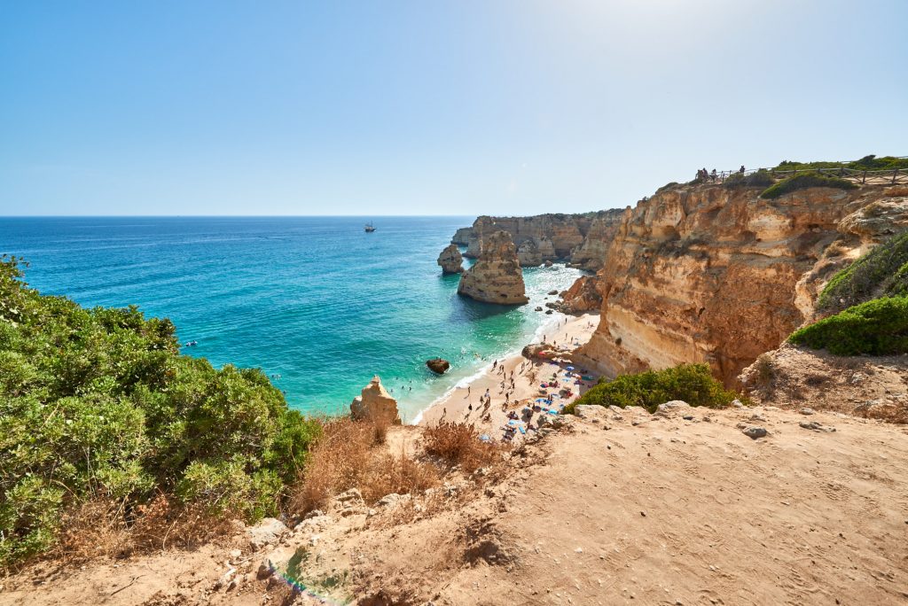 Panorama Felsenküste Portugal