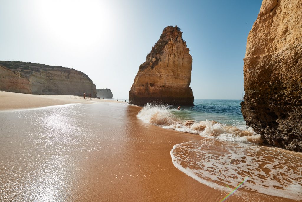 Strand an der Algarve in Portugal