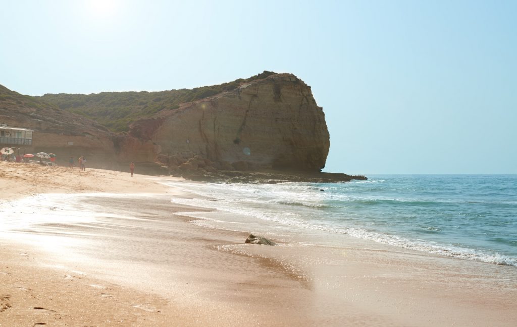 Strand an der Algarve in Portugal