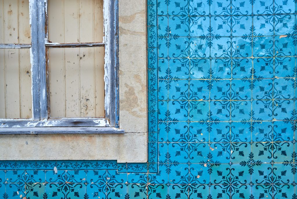 Kacheln Azulejos Hausfassade