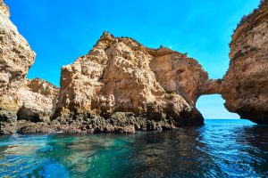 Felsen imposant ansehen Algarve