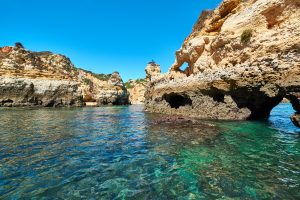 Küste kristallklares Wasser Urlaub Algarve