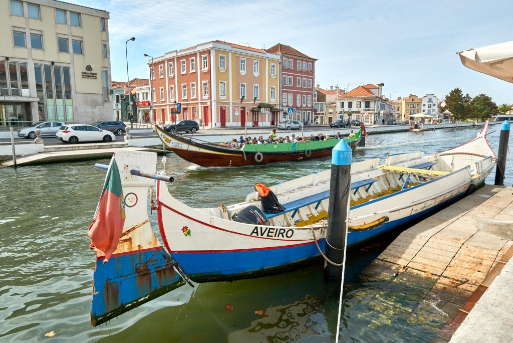 Fluss Aveiro Portugal