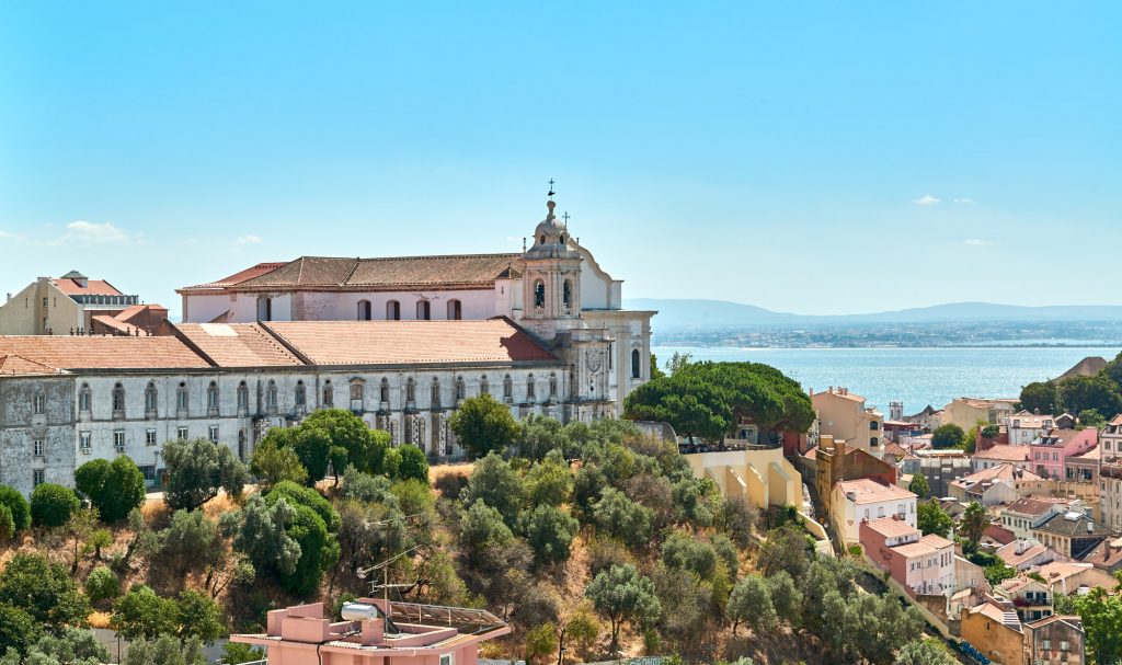 Panorama Lissabon Tejo