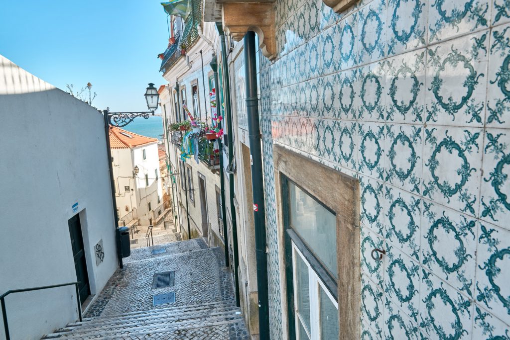 Fassaden Azulejos Kacheln Alfama