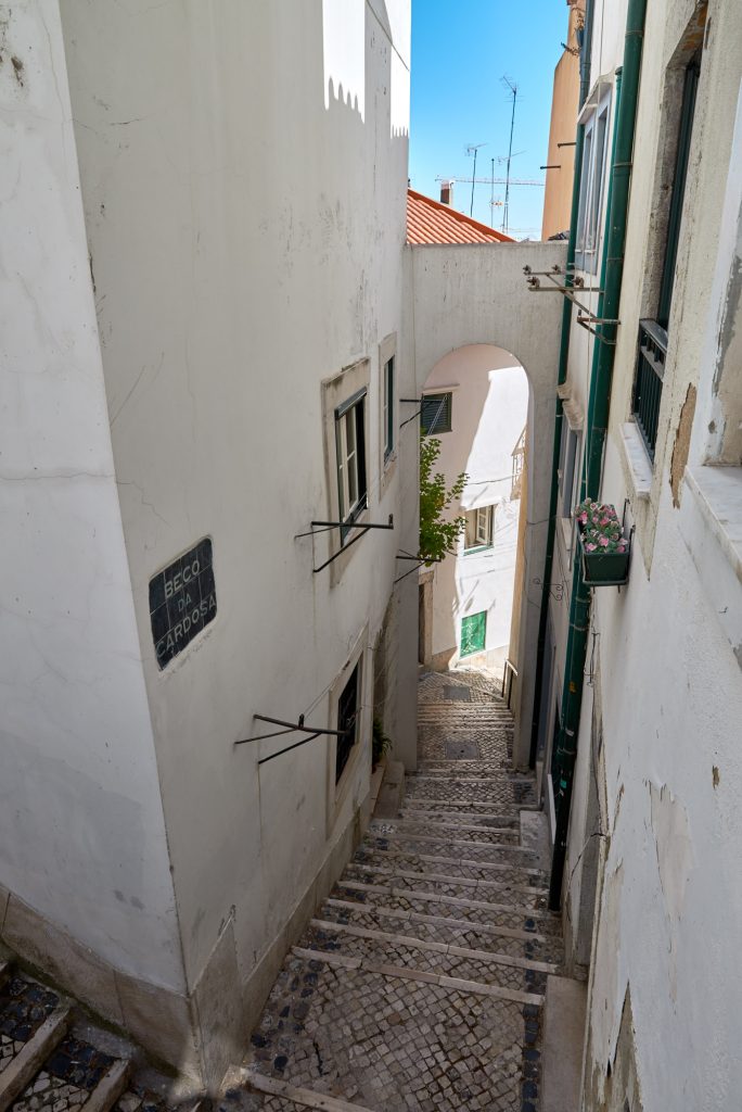 Treppen Gasse Alfama